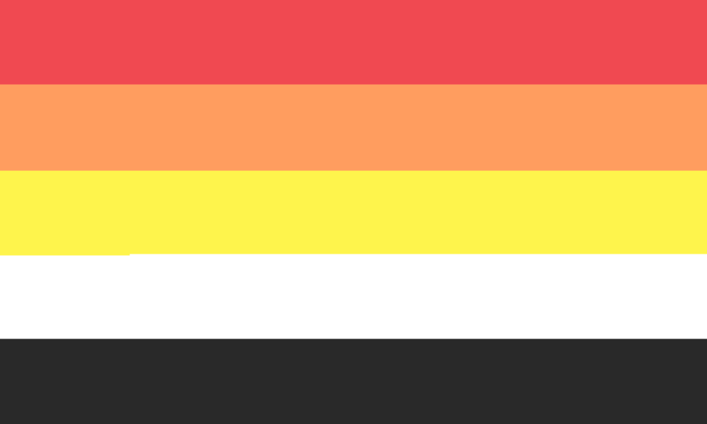 Lithsexual Akoisexual Akoinesexual Pride flag